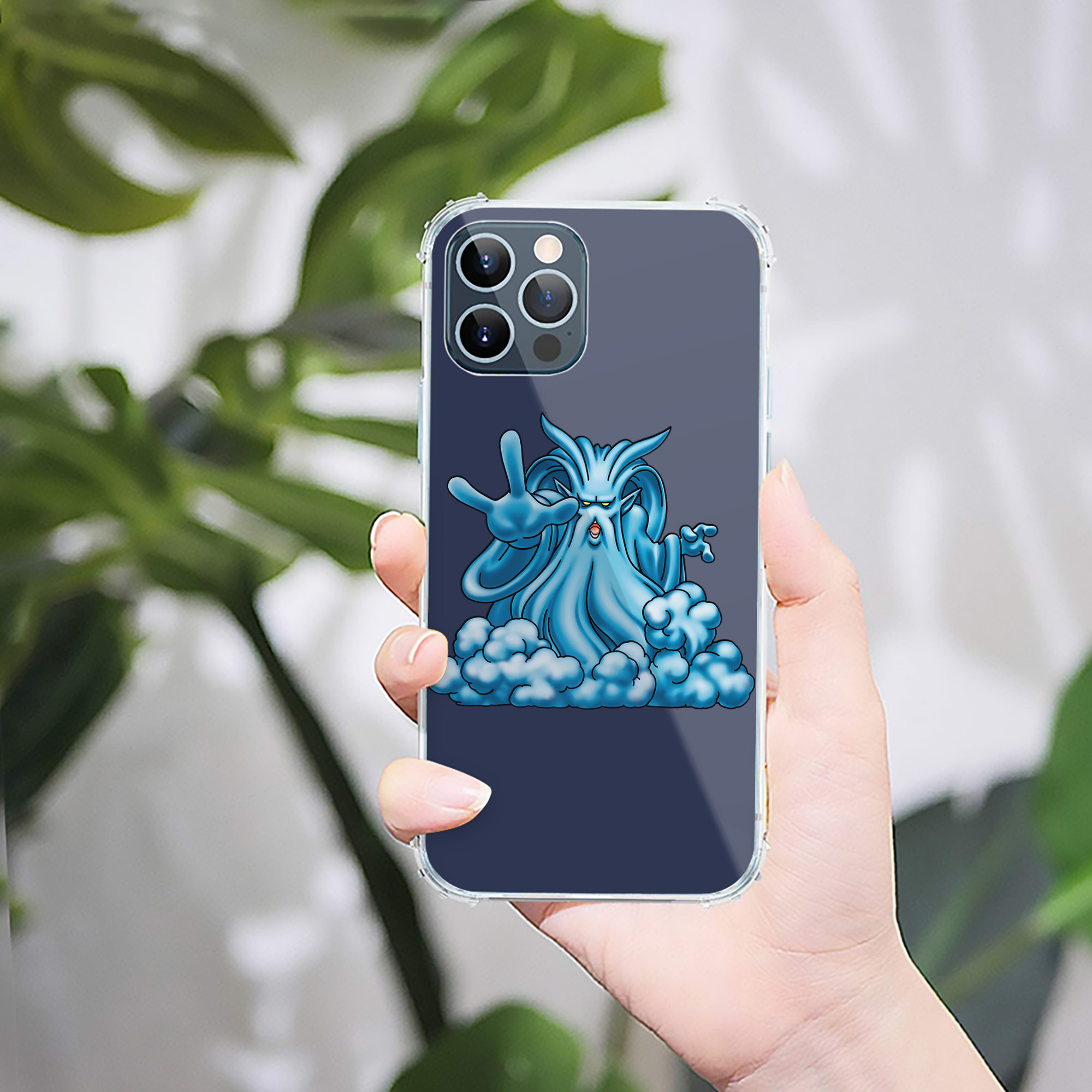 （画像用） ドラゴンクエスト Doragon Kuesuto Dragon Quest 【iPhone 12シリーズ対応】透明スマホケース（クリアソフトケース）